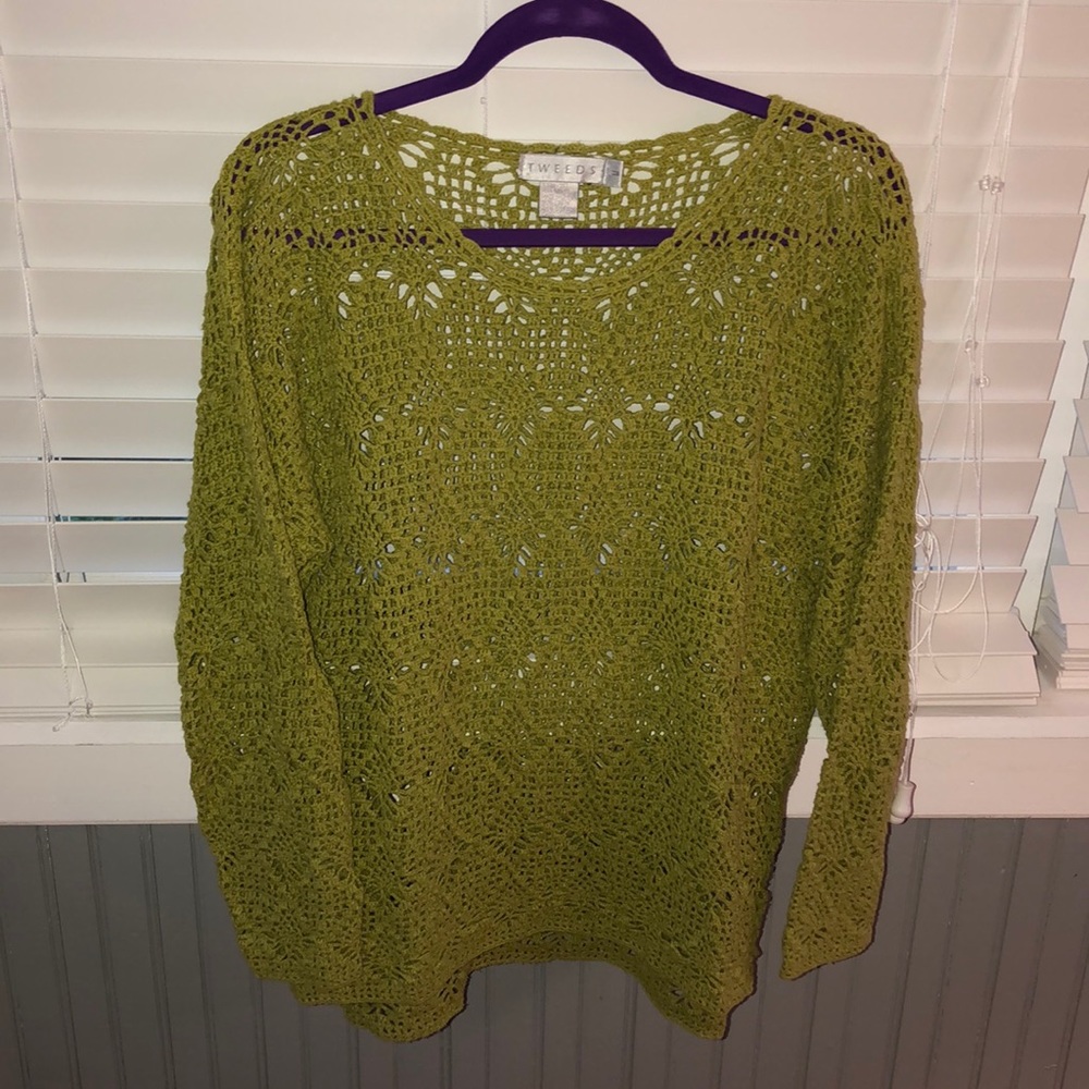 olive green sweater